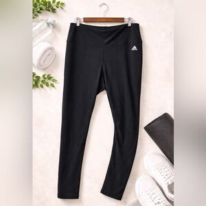 Adidas AEROREADY Black High Rise Leggings Size XL